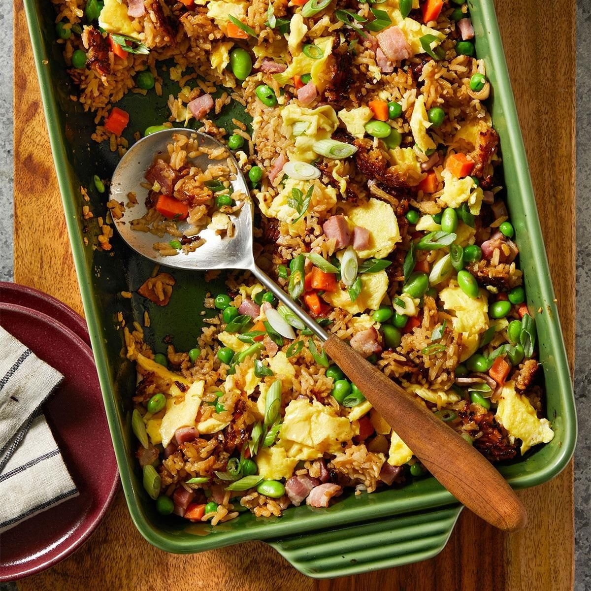 Baked Fried Rice