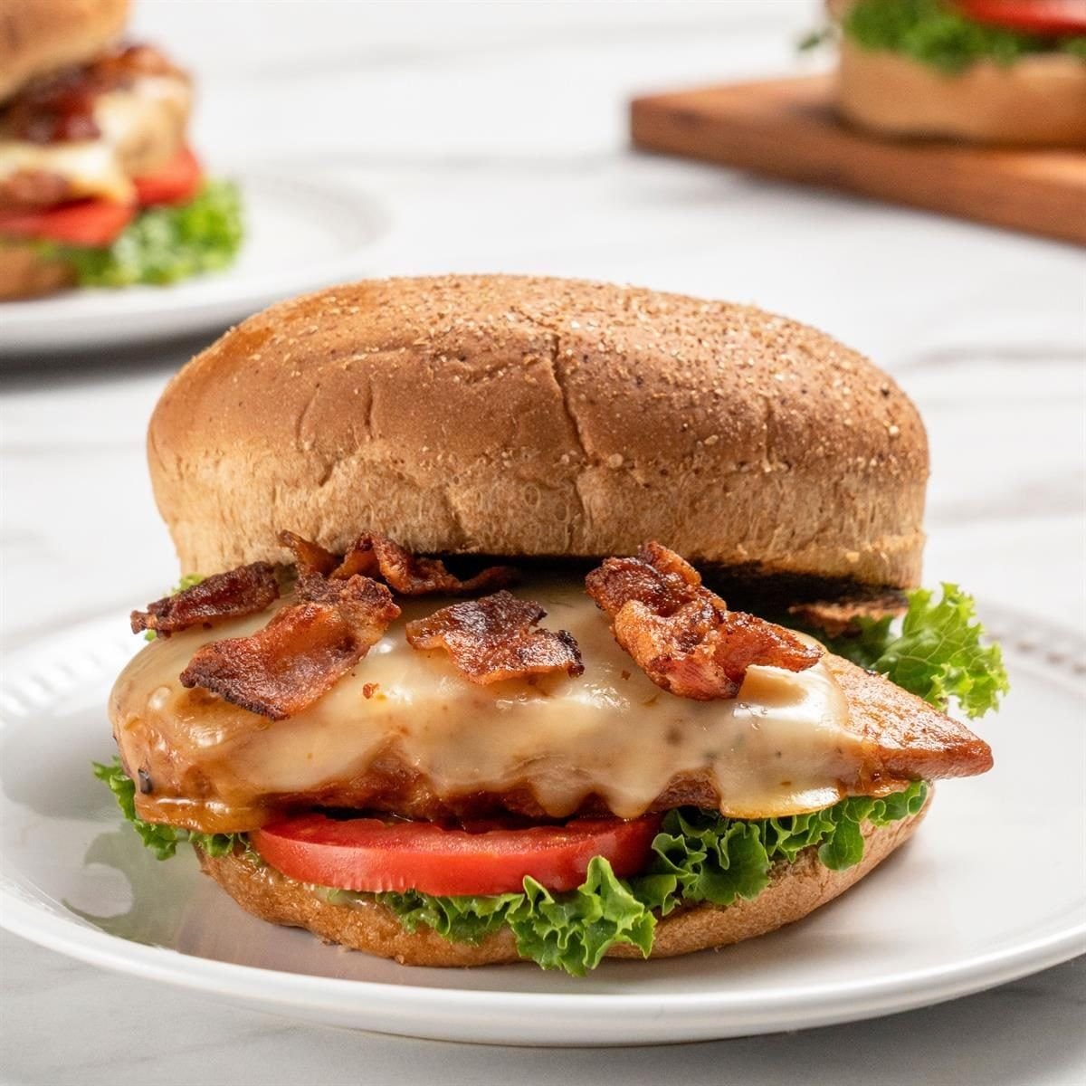 Chicken Bacon Swiss Sandwich