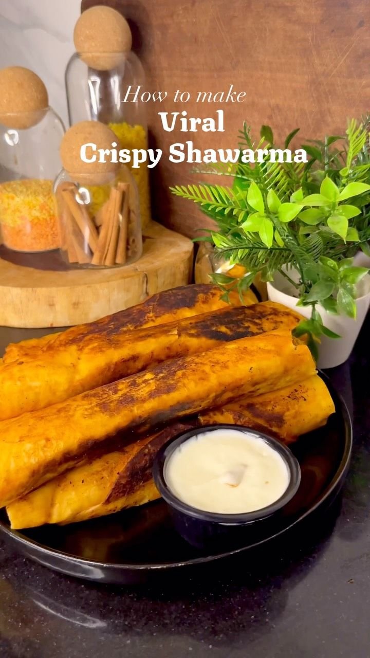 Crispy Chicken Shawarma Wraps