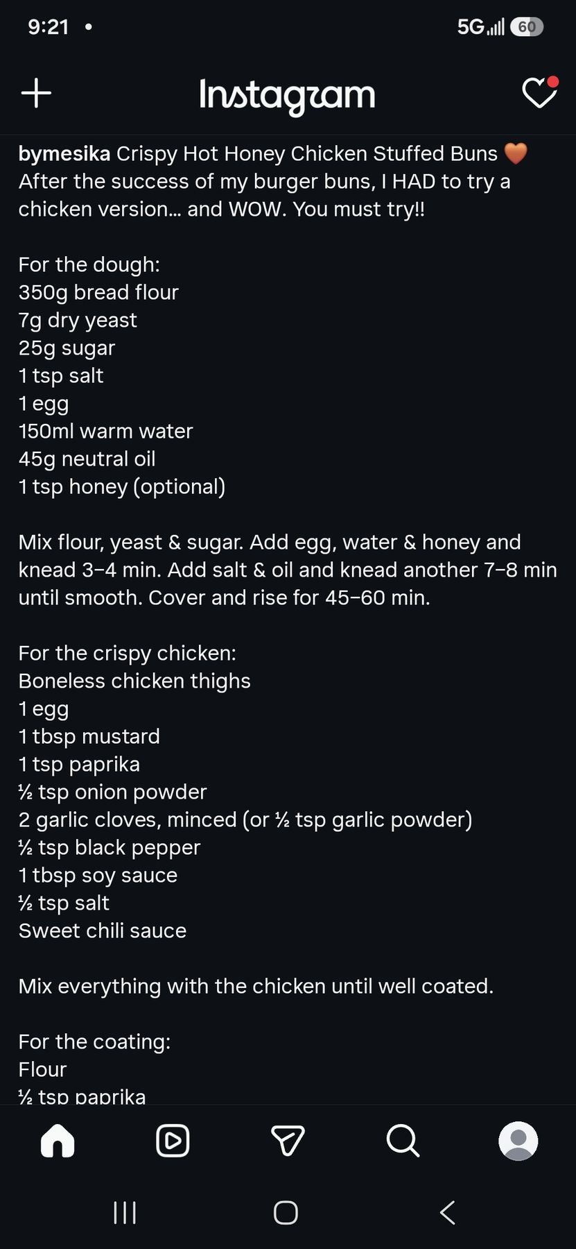 Crispy Hot Honey Chicken Stuffed Buns