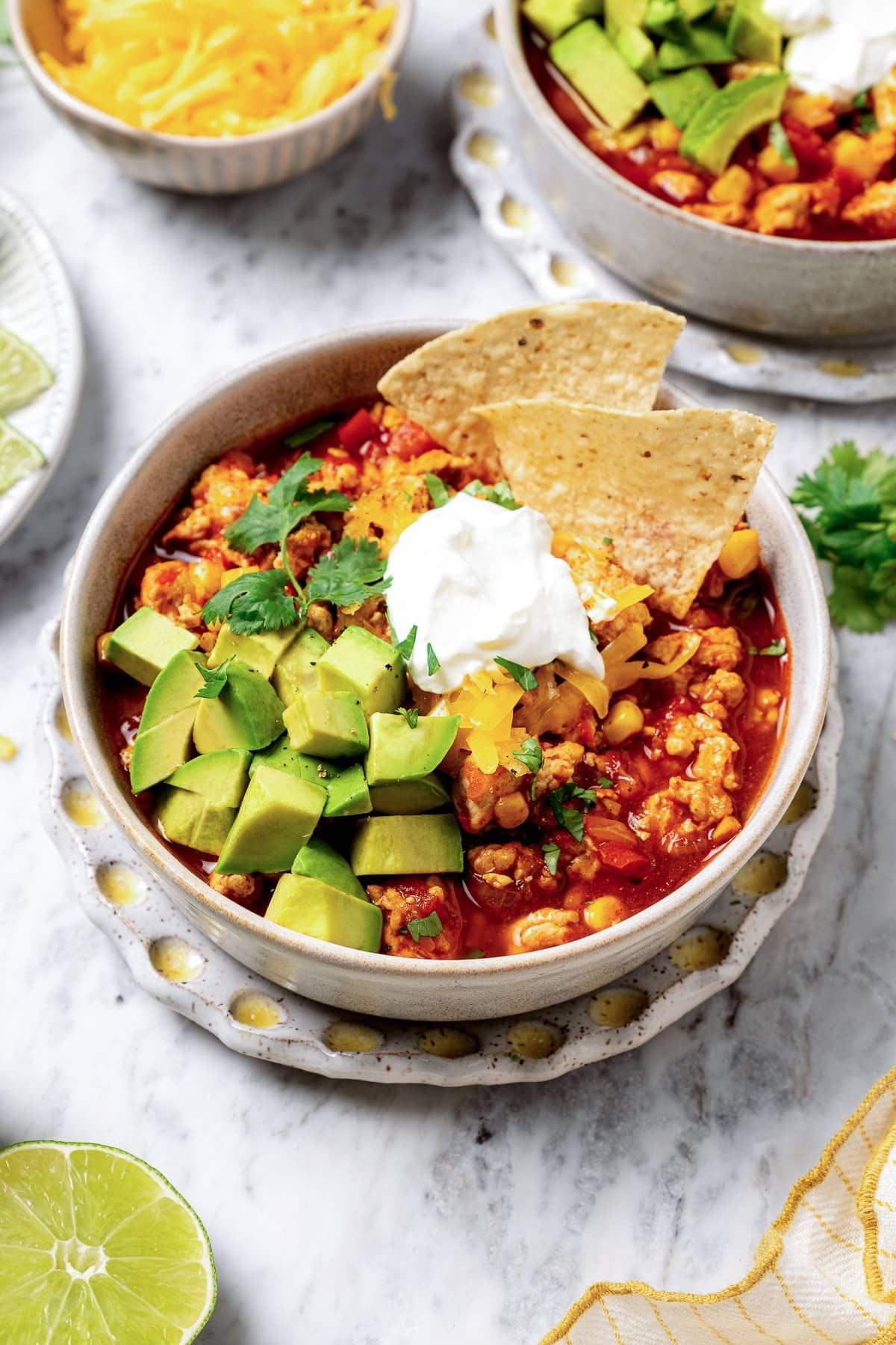 Crockpot Turkey Chili (Kid-Friendly)