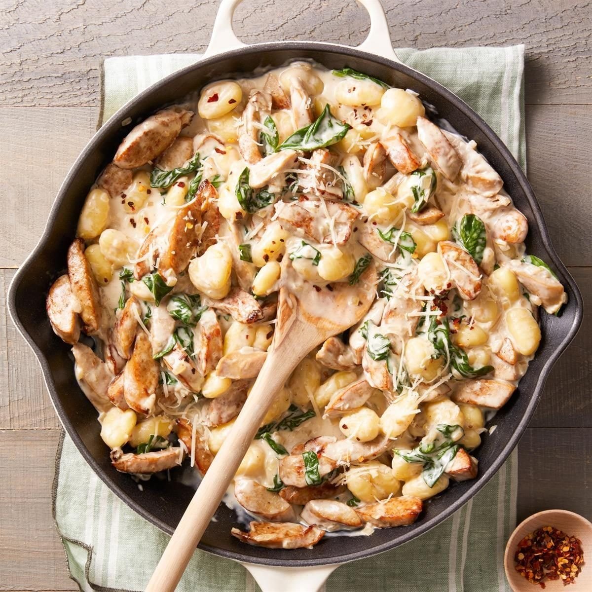 Gnocchi with Chicken Sausage