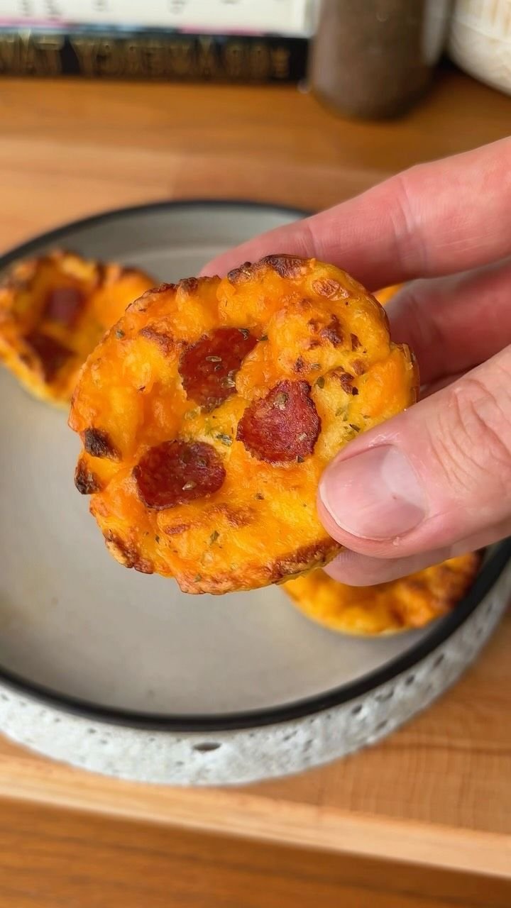 High-Protein Pizza Egg Bites