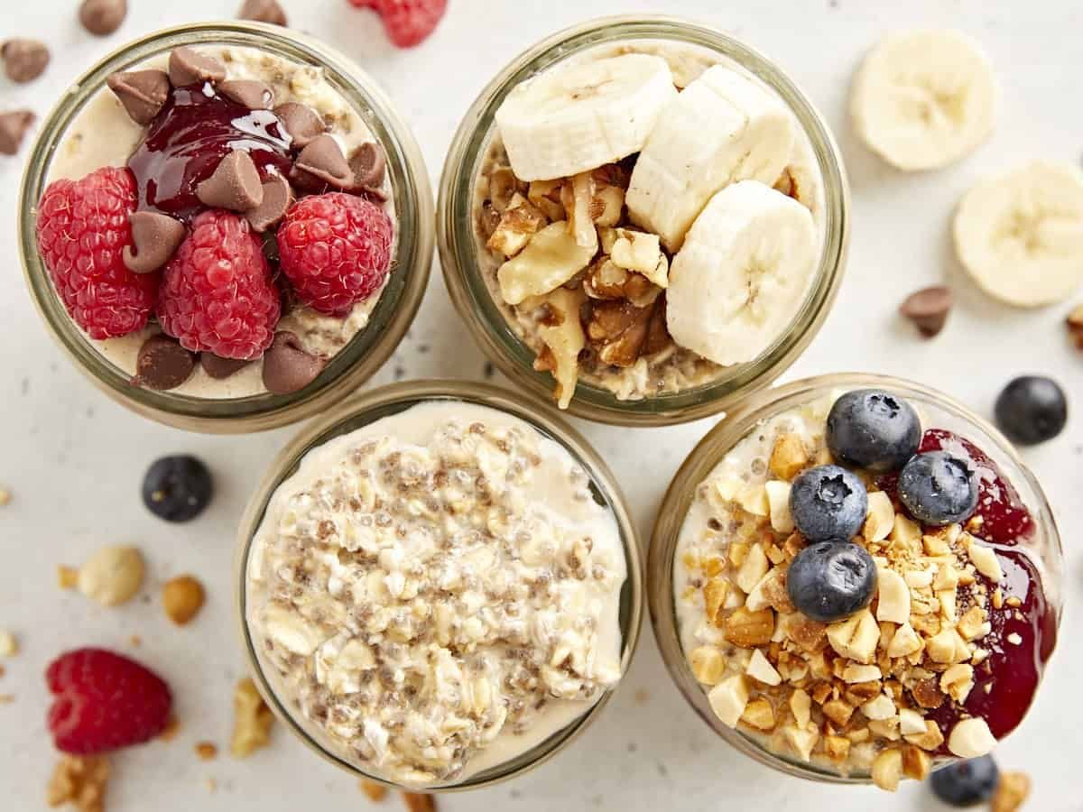 Overnight Oats (Base Recipe plus Variations)