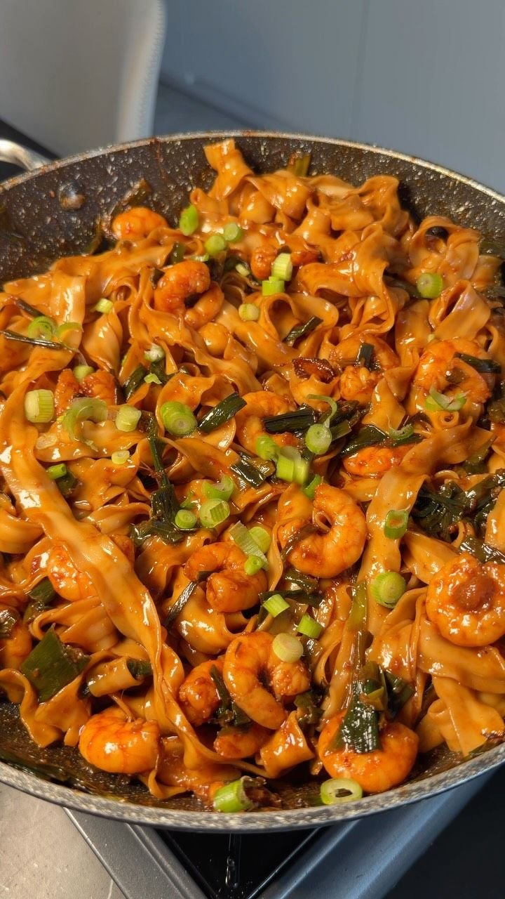 Prawn, Ginger and Scallion Oil Noodles