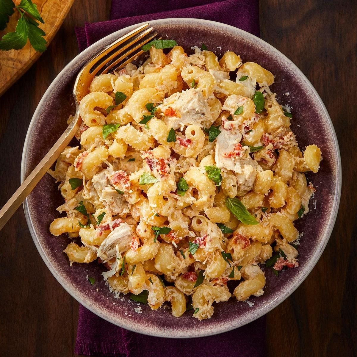 Slow-Cooker Boursin Chicken Pasta